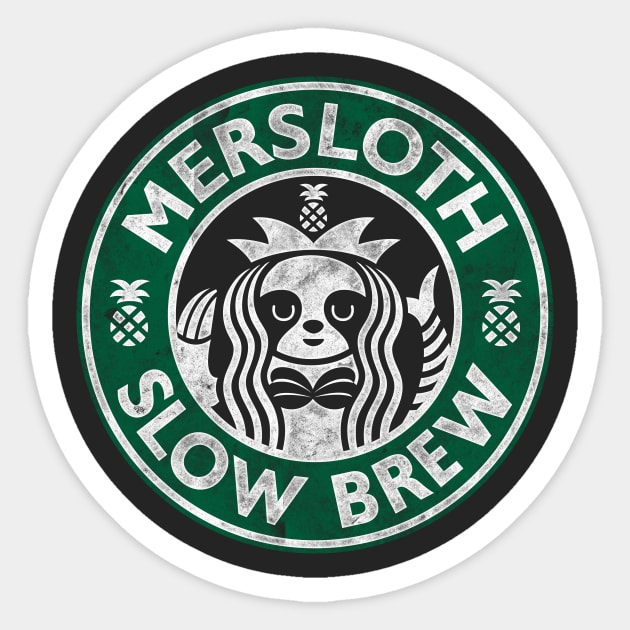 Mersloth Slow Brew Sticker by Kuitsuku